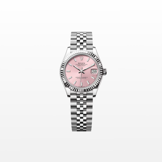 Rolex Datejust 31mm, Stainless Steel, Pink, Jubilee, Ref# 278274-0014, dated 2025