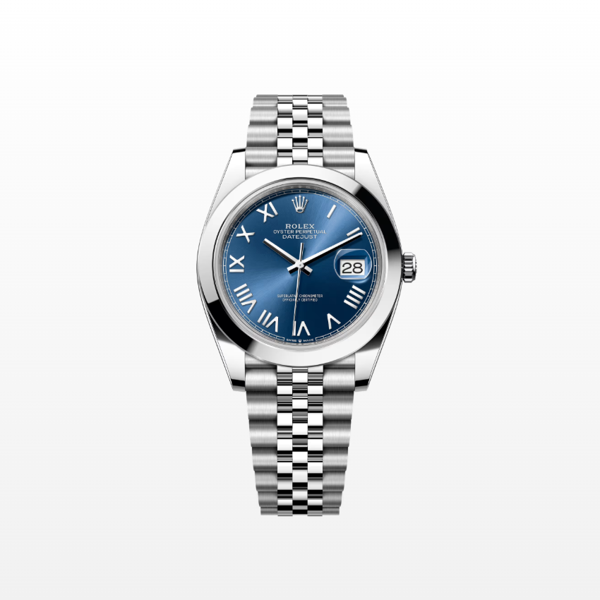 Rolex Datejust 41mm, Stainless Steel, Blue Roman, Jubilee, Ref# 126300-0030, dated 2026