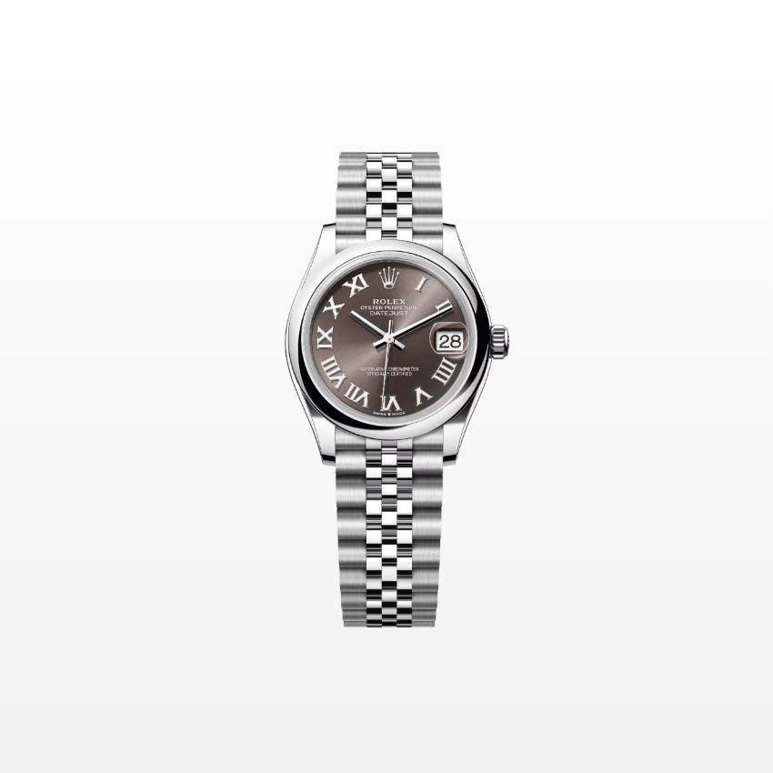Rolex Datejust 31mm, Stainless Steel, Dark Grey Roman, Jubilee, Ref# 278240-0016, dated 2025