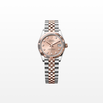 Rolex Datejust 31mm, 18k RG & Stainless Steel, Pink Diamond, Jubilee, Ref# 278271-0024, dated 2026