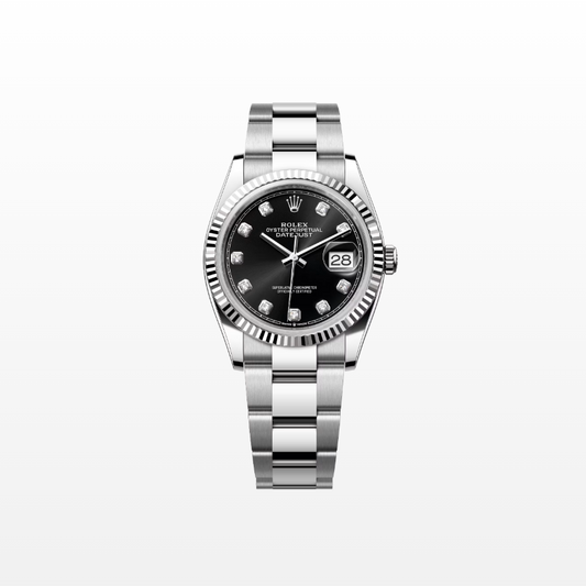 Rolex Datejust 36mm, Stainless Steel, Black Diamond, Oyster, Ref# 126234-0028, dated 2025