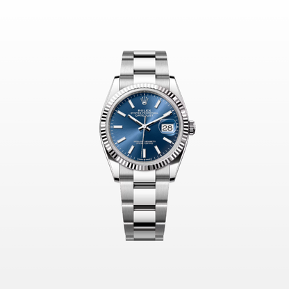 Rolex Datejust 36mm, Stainless Steel, Blue, Oyster, Ref# 126234-0018, dated 2025