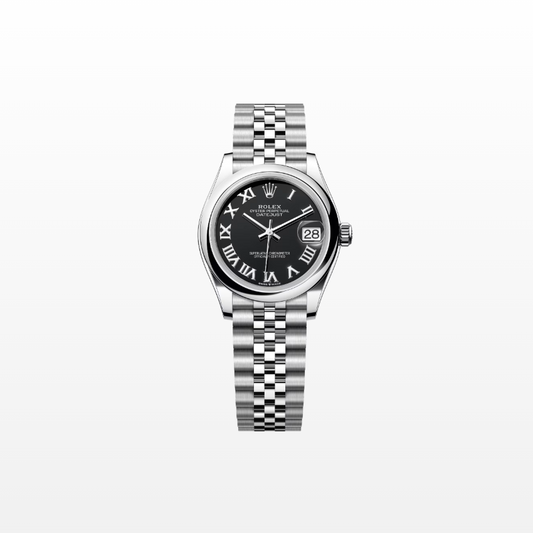 Rolex Datejust 31mm, Stainless Steel, Black Roman, Jubilee, Ref# 278240-0002, dated 2025