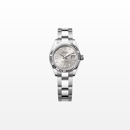 Rolex Lady-Datejust 28mm, 18k WG & Stainless Steel, Silver Star Diamond, Oyster, Ref# 279174-0022, dated 2026