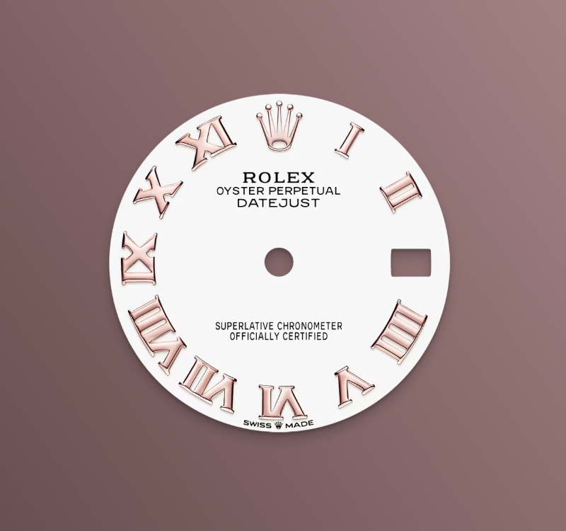 Rolex Datejust 31mm, 18k RG & Stainless Steel, White Roman, Jubilee, Ref# 278271-0002, dated 2026