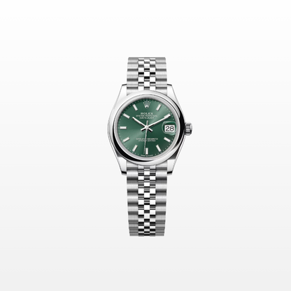 Rolex Datejust 31mm, Stainless Steel, Green, Jubilee, Ref# 278240-0012, dated 2025