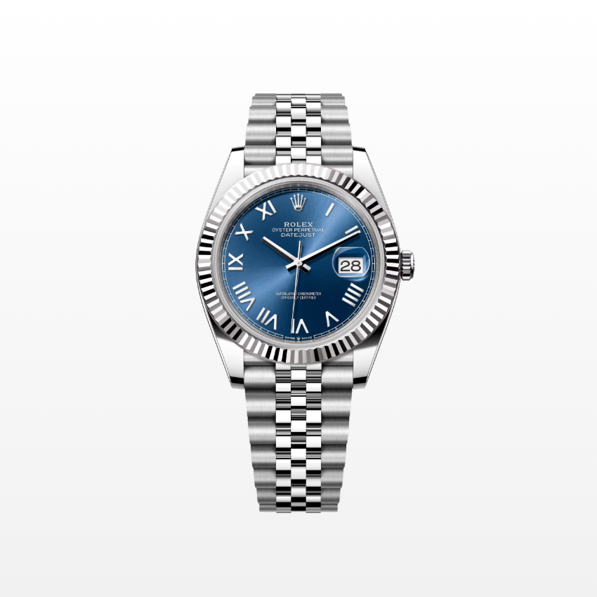 Rolex Datejust 41mm, Stainless Steel, Blue Roman, Jubilee, Ref# 126334-0038, dated 2026