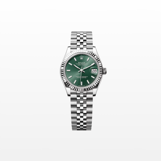 Rolex Datejust 31mm, Stainless Steel, Green, Jubilee, Ref# 278274-0018, dated 2025