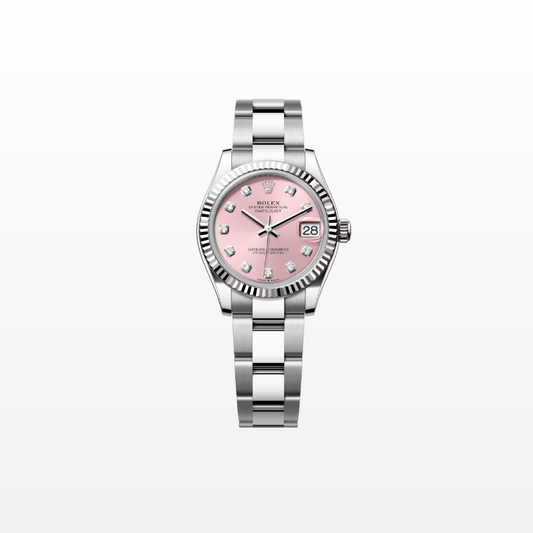 Rolex Datejust 31mm, Stainless Steel, Pink Diamond, Oyster, Ref# 278274-0031, dated 2025