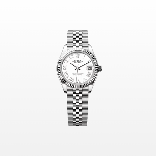 Rolex Datejust 31mm, Stainless Steel, White Roman, Jubilee, Ref# 278274-0010, dated 2025