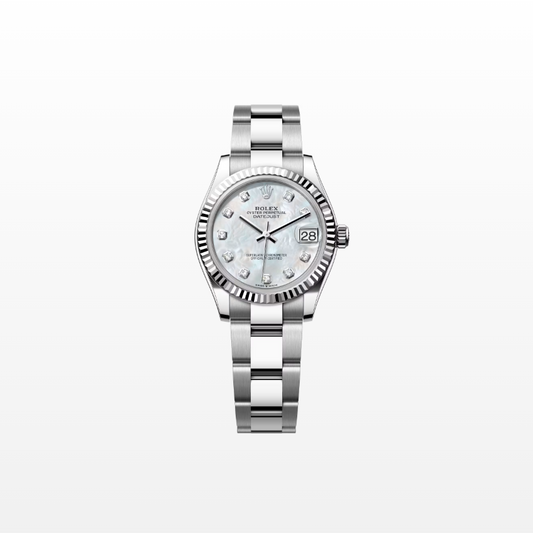 Rolex Datejust 31mm, Stainless Steel, Mother of Pearl Diamond, Oyster, Ref# 278274-0005, dated 2025
