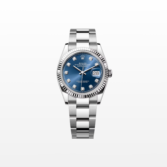 Rolex Datejust 36mm, Stainless Steel, Blue Diamond, Oyster, Ref# 126234-0038, dated 2025