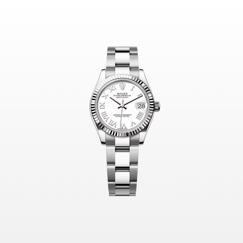 Rolex Datejust 31mm, Stainless Steel, White Roman, Oyster, Ref# 278274-0009, dated 2025