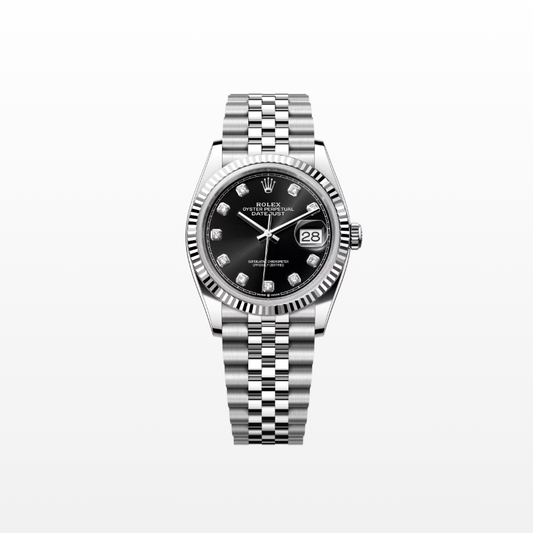 Rolex Datejust 36mm, Stainless Steel, Black Diamond, Jubilee, Ref# 126234-0027, dated 2025