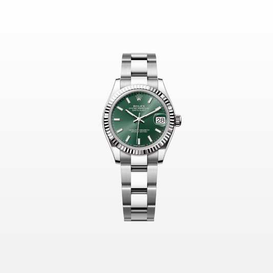 Rolex Datejust 31mm, Stainless Steel, Green, Oyster, Ref# 278274-0017, dated 2025