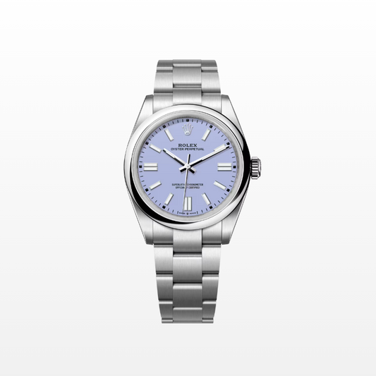 Rolex Oyster Perpetual 41mm, Stainless Steel, Lavender, Ref# 134300-0012, dated 2026