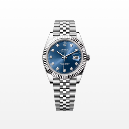 Rolex Datejust 41mm, Stainless Steel, Blue Diamond, Jubilee, Ref# 126334-0016, dated 2025