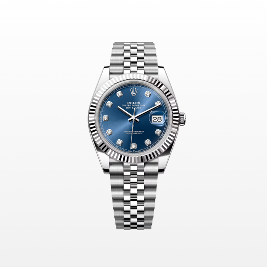 Rolex Datejust 41mm, Stainless Steel, Blue Diamond, Jubilee, Ref# 126334-0016, dated 2025