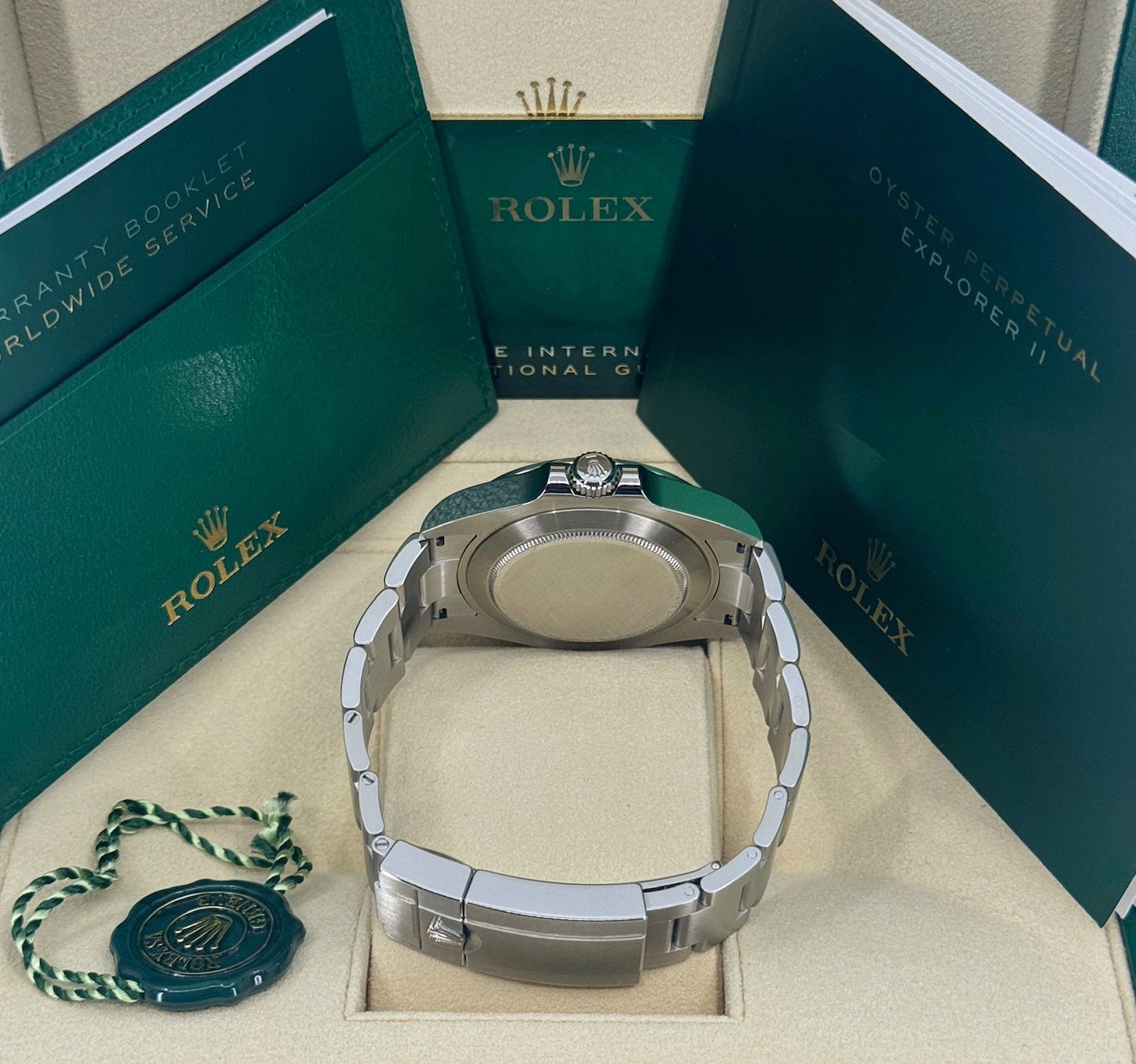 Rolex Explorer II, 42mm, Stainless Steel, Polar, White, Ref# 226570-0001, dated 2024