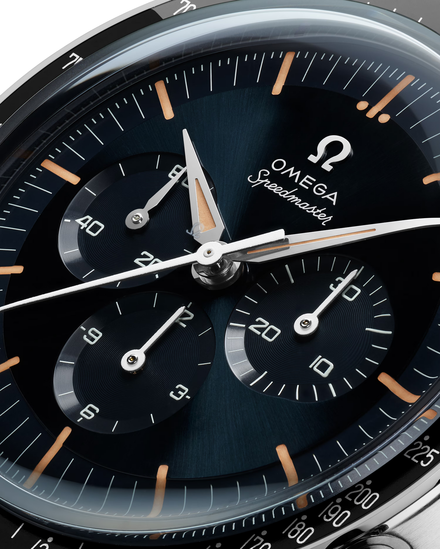 Omega Speedmaster, First in Space, 39.7mm, Stainless Steel, Blue‑Grey, Ref# 310.30.40.50.06.001, dated 2025
