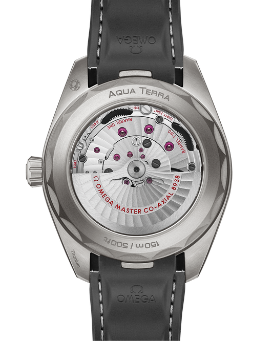 Omega Seamaster Aqua Terra Worldtimer GMT 43mm, Titanium, Grey, Ref# 220.92.43.22.99.001, dated 2025