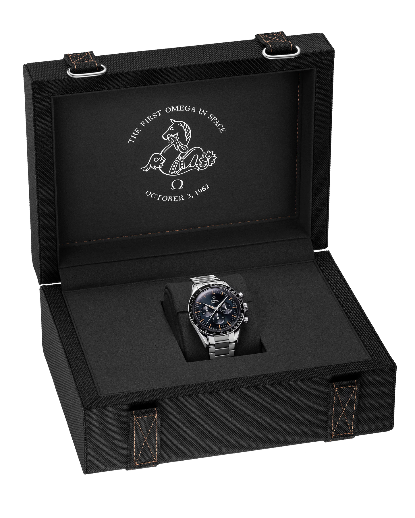 Omega Speedmaster, First in Space, 39.7mm, Stainless Steel, Blue‑Grey, Ref# 310.30.40.50.06.001, dated 2025