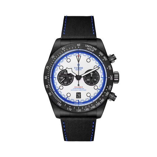 Tudor Black Bay Chrono 42mm, Limited Edition, "Carbon 25", White, Ref# 79377KN-0001, dated 2025