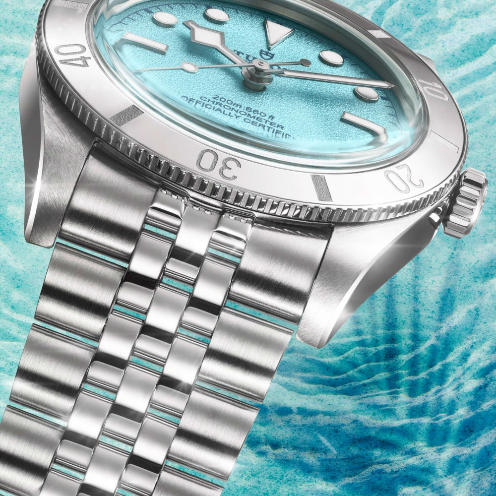 Tudor Black Bay 54 37mm, Special Edition, Lagoon Blue, Ref# M79000-0001, dated 2025