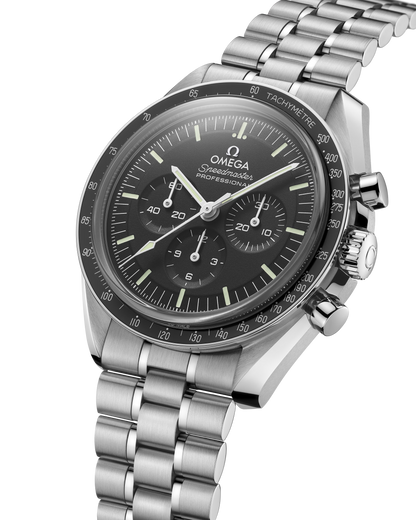 Omega Speedmaster Professional Moonwatch Sapphire 42mm, Stainless Steel, Black, Ref# 310.30.42.50.01.002, dated 2025