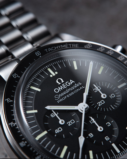 Omega Speedmaster Professional Moonwatch Sapphire 42mm, Stainless Steel, Black, Ref# 310.30.42.50.01.002, dated 2025