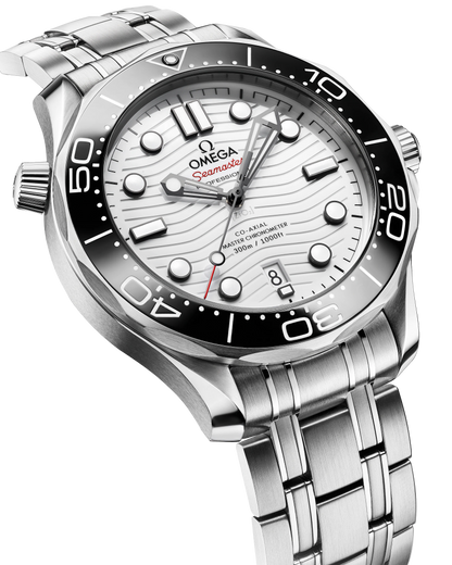 Omega Seamaster Professional Diver 300M, 42mm, Stainless Steel, White, Ref# 210.30.42.20.04.001, dated 2025