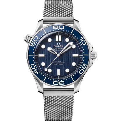 Omega Seamaster Diver 300M, James Bond 007 60th Anniversary Edition, 42mm, Stainless Steel, Blue, Ref# 210.30.42.20.03.002, dated 2025