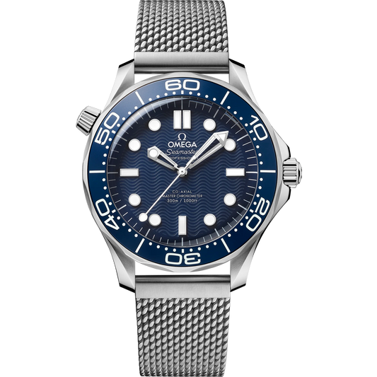 Omega Seamaster Diver 300M, James Bond 007 60th Anniversary Edition, 42mm, Stainless Steel, Blue, Ref# 210.30.42.20.03.002, dated 2025