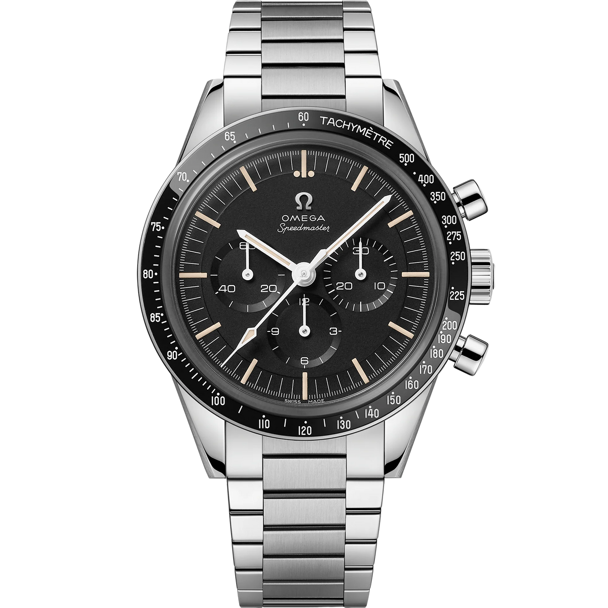 Omega Speedmaster Calibre 321, 39.7mm, Stainless Steel, Black, "Ed White", Ref# 311.30.40.30.01.001, dated 2026