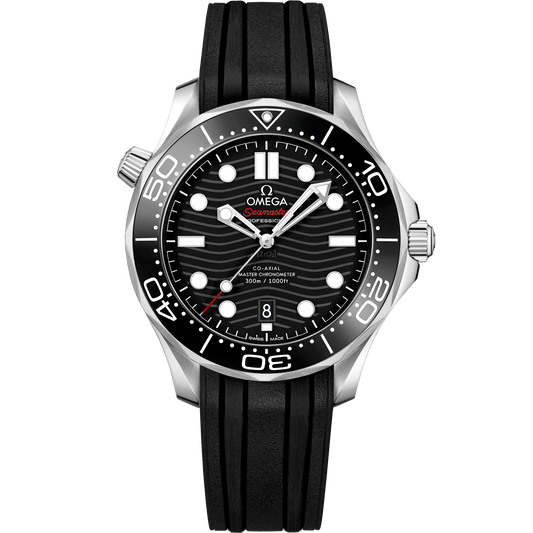 Omega Seamaster Professional Diver 300M, 42mm, Stainless Steel, Black, Ref# 210.32.42.20.01.001, dated 2025