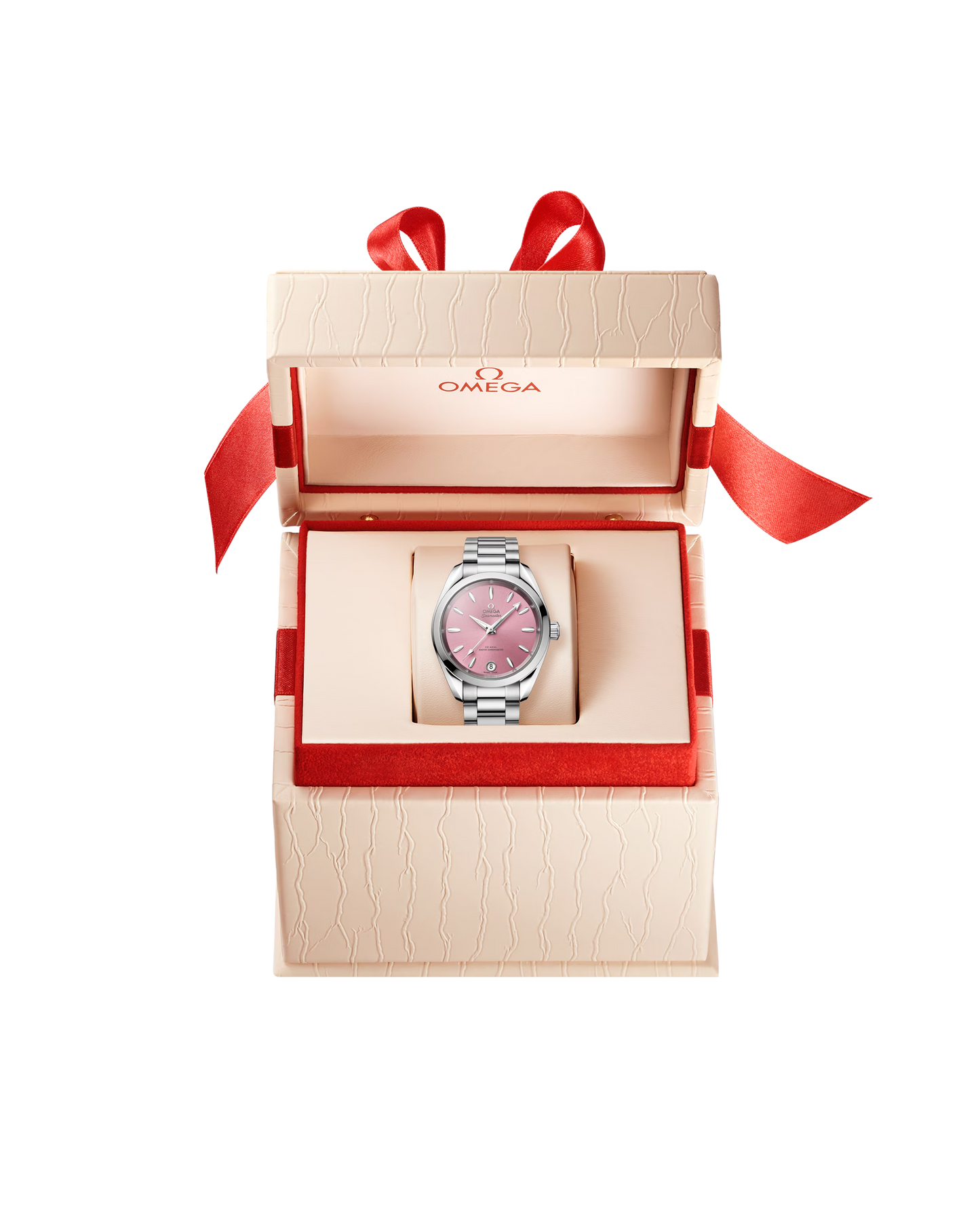 Omega Seamaster Aqua Terra Shades 34mm, Steel, Pink, Ref# 220.10.34.20.10.003, dated 2026