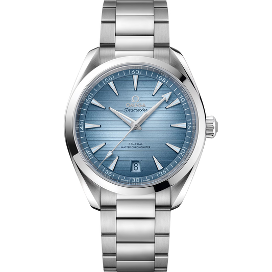 Omega Seamaster Aqua Terra 150M 41mm, Steel, Blue, Ref# 220.10.41.21.03.005, dated 2026