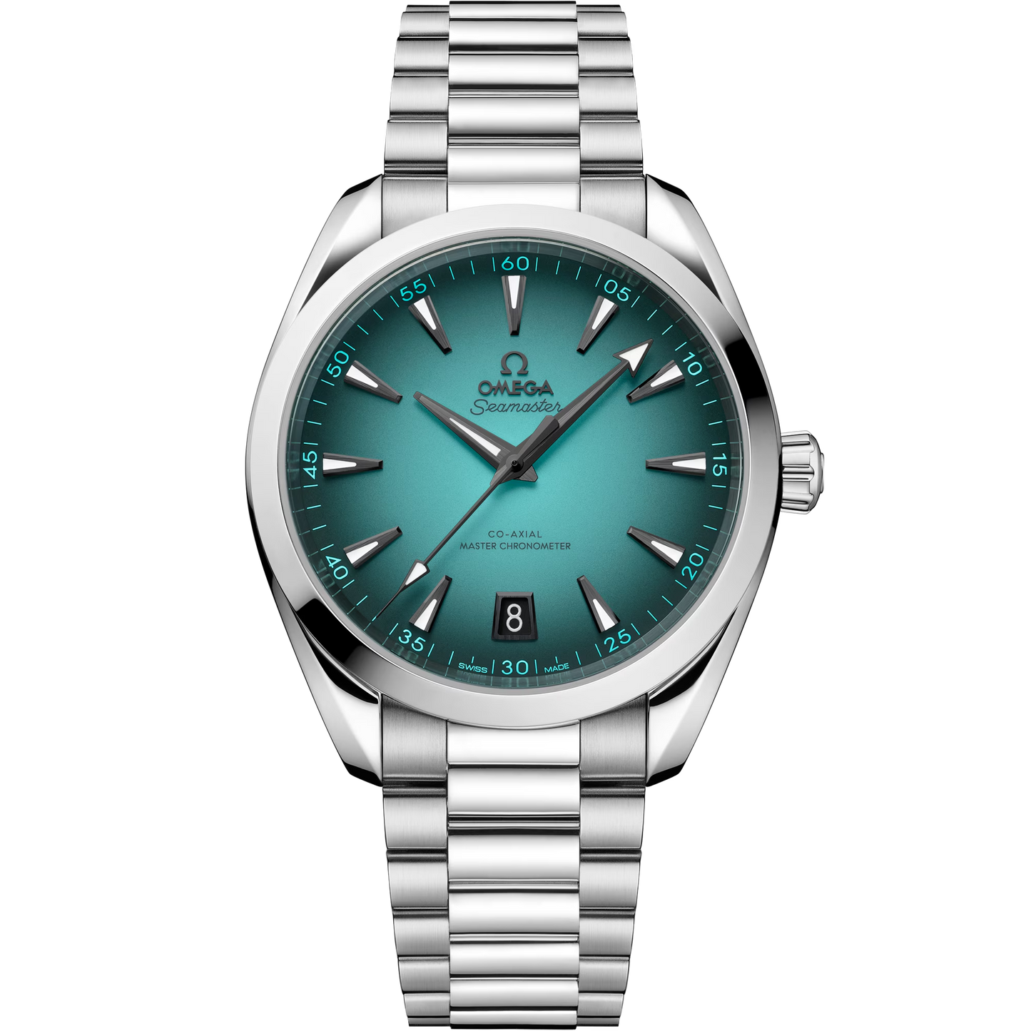 Omega Seamaster Aqua Terra 150M 41mm, Steel, Turquoise, Ref# 220.10.41.21.03.006, dated 2026