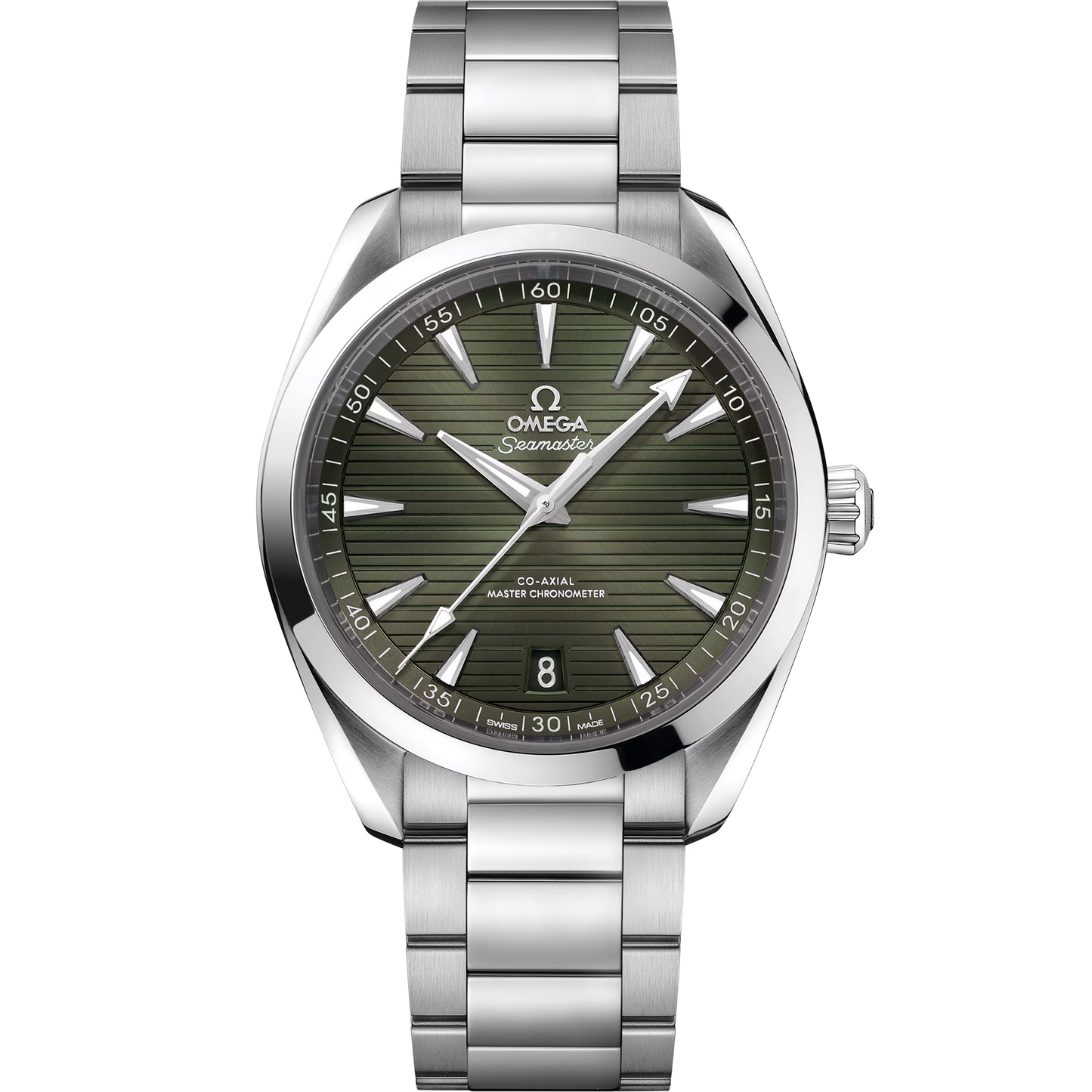 Omega Seamaster Aqua Terra 150M 41mm, Steel, Green, Ref# 220.10.41.21.10.001, dated 2026