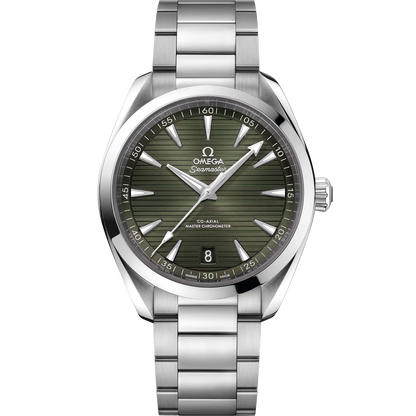 Omega Seamaster Aqua Terra 150M 41mm, Steel, Green, Ref# 220.10.41.21.10.001, dated 2026