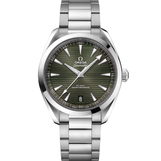 Omega Seamaster Aqua Terra 150M 41mm, Steel, Green, Ref# 220.10.41.21.10.001, dated 2026