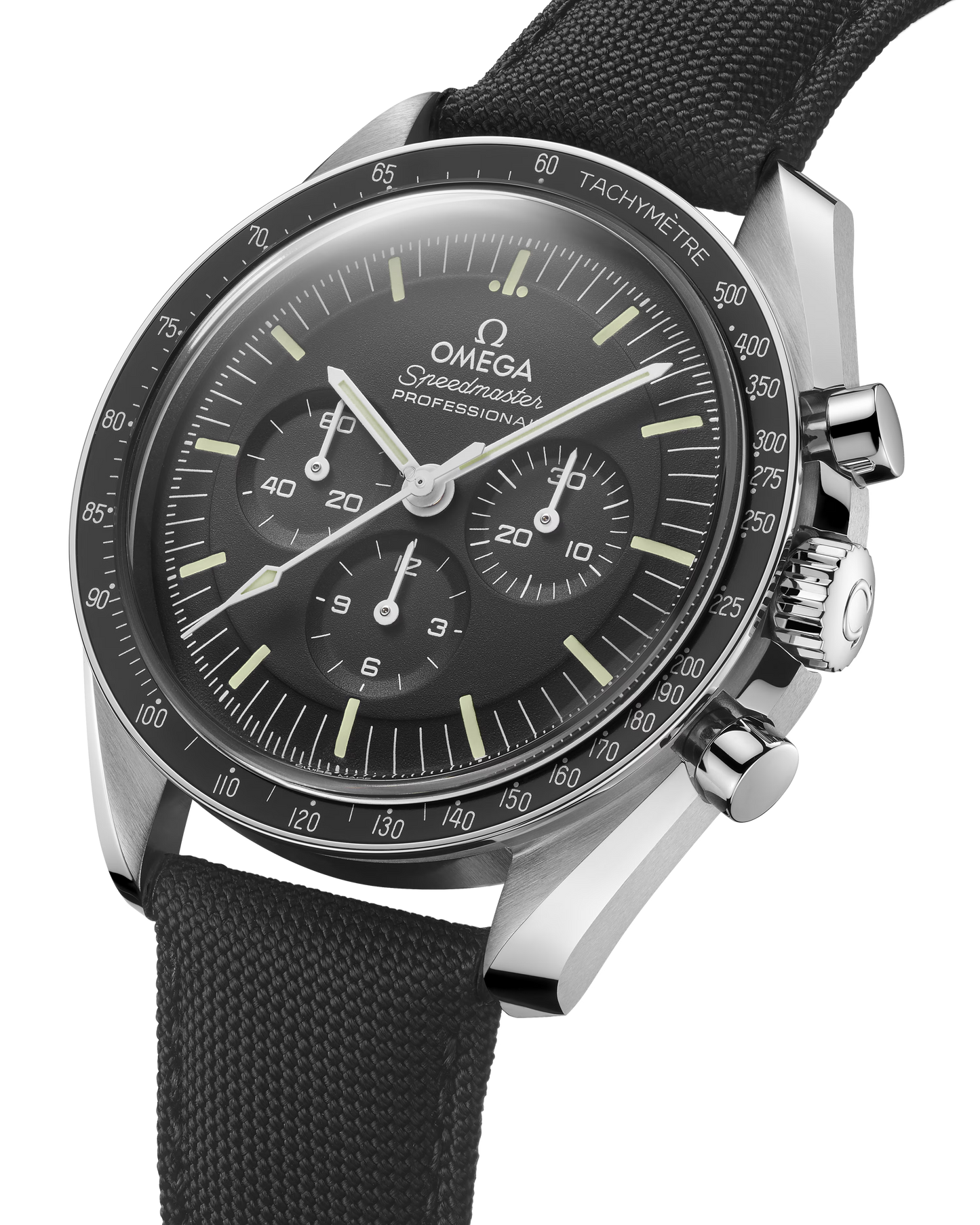 Omega Speedmaster Professional Moonwatch 42mm, Hesalite, Stainless Steel, Black, Ref# 310.32.42.50.01.001, dated 2026