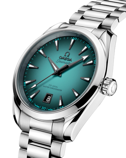 Omega Seamaster Aqua Terra 150M 38mm, Steel, Turquoise, Ref# 220.10.38.20.03.005, dated 2026