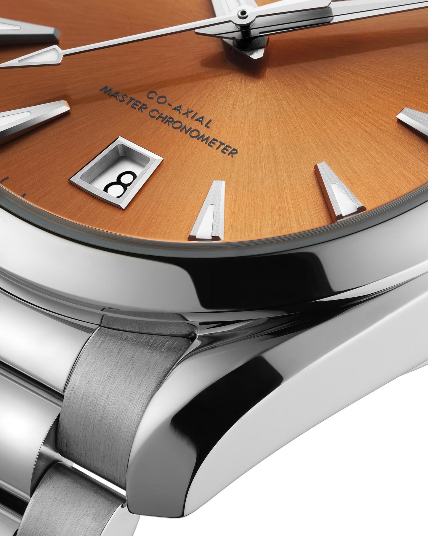 Omega Seamaster Aqua Terra Shades 38mm, Steel, Saffron, Ref# 220.10.38.20.12.001, dated 2026