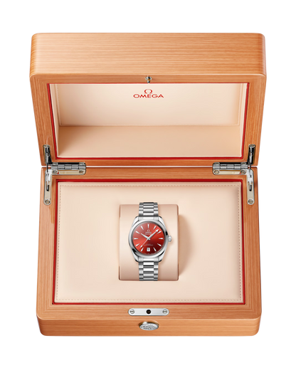 Omega Seamaster Aqua Terra Shades 38mm, Steel, Terracotta, Ref# 220.10.38.20.13.003, dated 2026