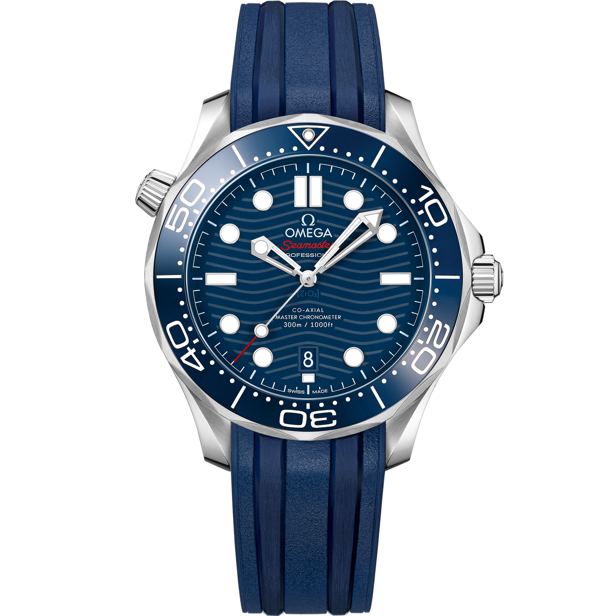 Omega Seamaster Professional Diver 300M, 42mm, Stainless Steel, Blue, Ref# 210.32.42.20.03.001, dated 2026