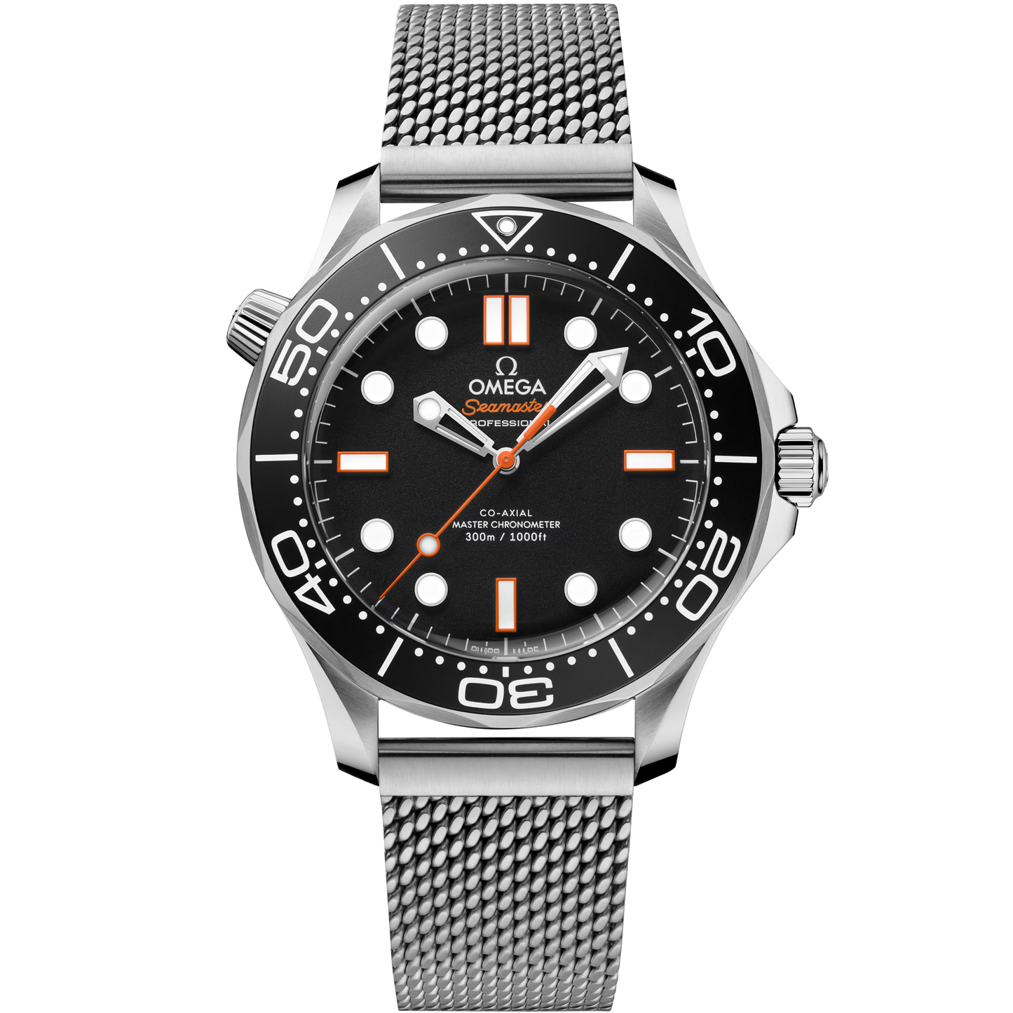 Omega Seamaster Diver 300M, 42mm, Stainless Steel, Black, Ref# 210.30.42.20.01.018, dated 2026
