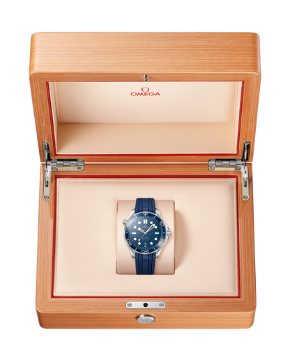 Omega Seamaster Professional Diver 300M, 42mm, Stainless Steel, Blue, Ref# 210.32.42.20.03.001, dated 2026