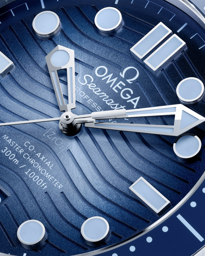 Omega Seamaster Professional Diver 300M, 42mm, Stainless Steel, Summer Blue, Ref# 210.30.42.20.03.003, dated 2026
