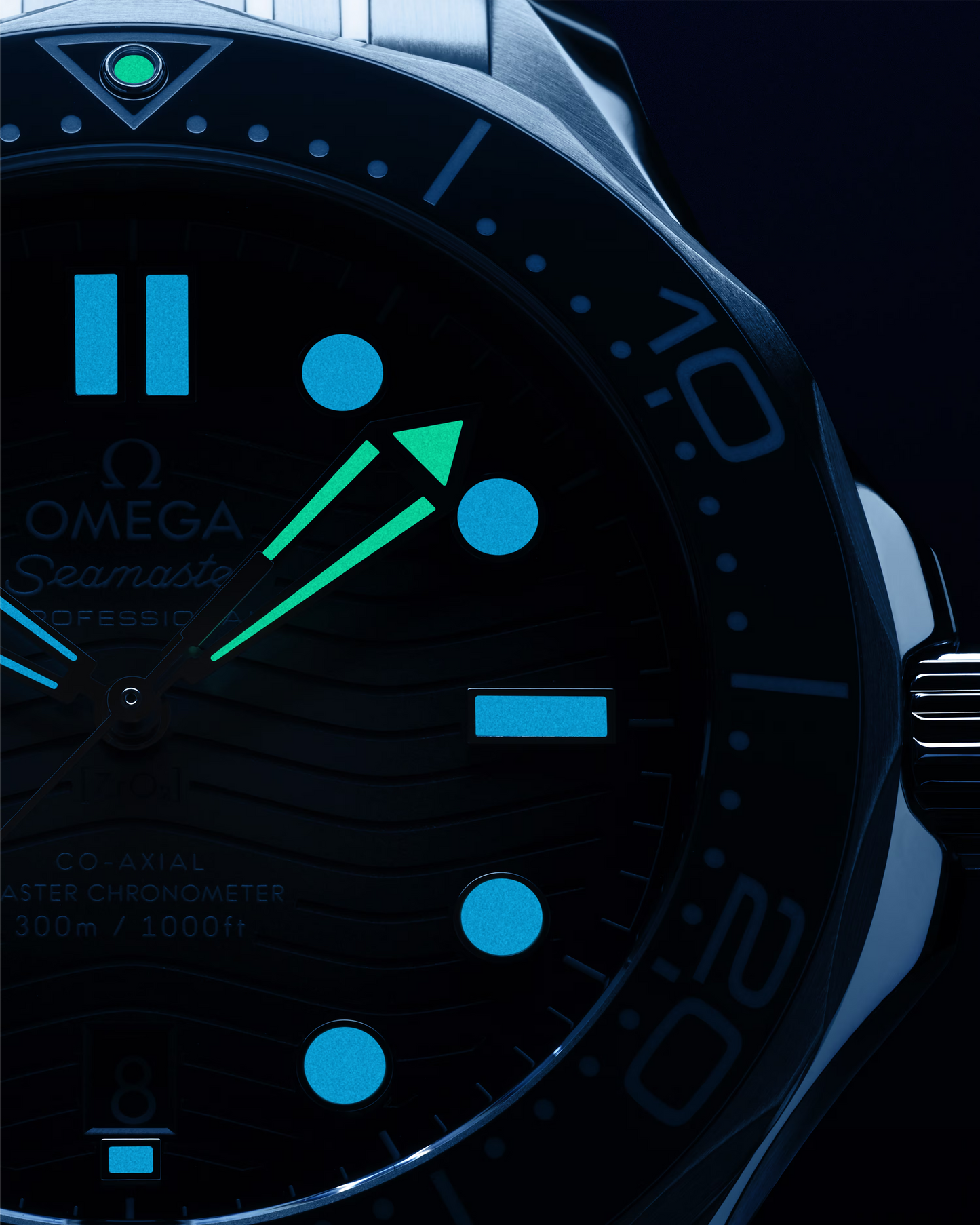 Omega Seamaster Professional Diver 300M, 42mm, Stainless Steel, Blue, Ref# 210.32.42.20.03.002, dated 2026